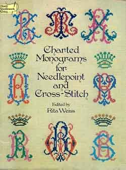 画像1: Charted Monograms for Needlepoint and Cross-Stitch
