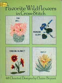 画像1: Favorite Wildflowers in Cross-Stitch