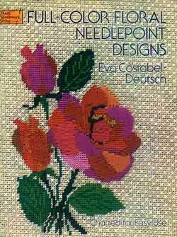 画像1: FULL-COLOR FLORAL NEEDLEPOINT