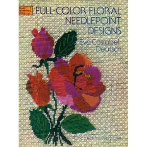 画像: FULL-COLOR FLORAL NEEDLEPOINT