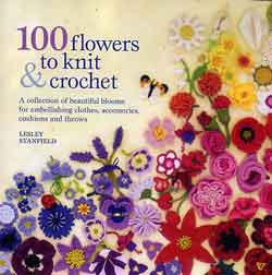 画像1: 100 flowers to knit & crochet