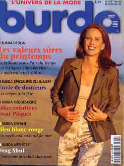 画像1: burda　'99/3