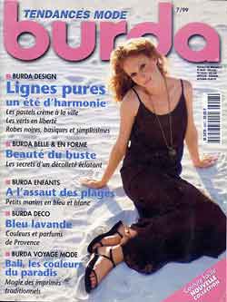 画像1: burda　'99/7